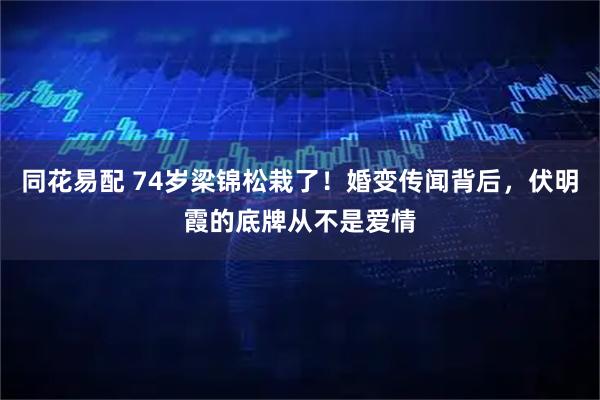 同花易配 74岁梁锦松栽了！婚变传闻背后，伏明霞的底牌从不是爱情