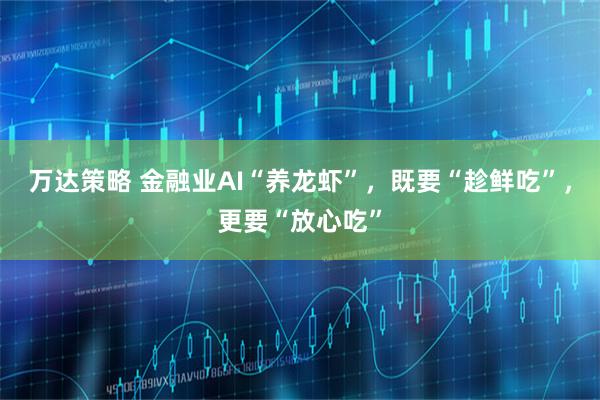 万达策略 金融业AI“养龙虾”，既要“趁鲜吃”，更要“放心吃”